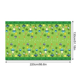 3Pcs Aliens Party Tablecloth Green Aliens Outer Space Disposable Plastic Table Cover Aliens Theme Party Decorations for Baby Shower Boys Girls Birthday Party Supplies 51 x 87 in