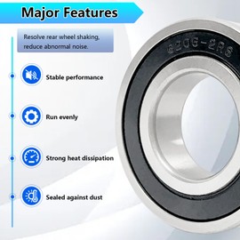 Rear Wheel Bearing and Seal Kit 2005-2013 for Yamaha Rhino 450 660 700 YXR450 YXR660 YXR700 YXZ1000R 2016