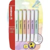 Highlighter - STABILO swing cool Pastel - Pack of 6