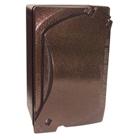 Sigma Engineered Solutions 16449ORB Weatherproof TRWR GFCI Receptacle Kit with Universal Cover, Oil Rubbed Bronze