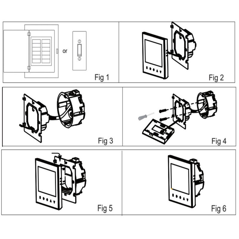Four Pipe Wifi Voice Intelligent Room Thermostat Digital Programmable Temperature