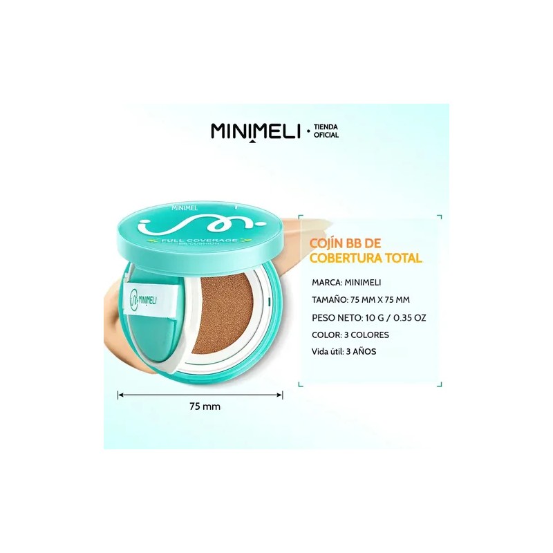 Minimeli Base De Maquillaje Alta Cobertura Crema Bb Spf30