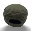 Infinite Hats Washed Cotton Military Caps Cadet Army Caps (Olive