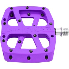 e*thirteen Components Base Flat Pedals Eggplant, Set