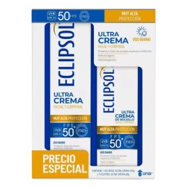 Protector Bloqueador Solar Eclipsol Fps 50+ Ultra 125g Y 60g