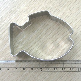 nagao Stainless Cookie 抜型 Fish 1076