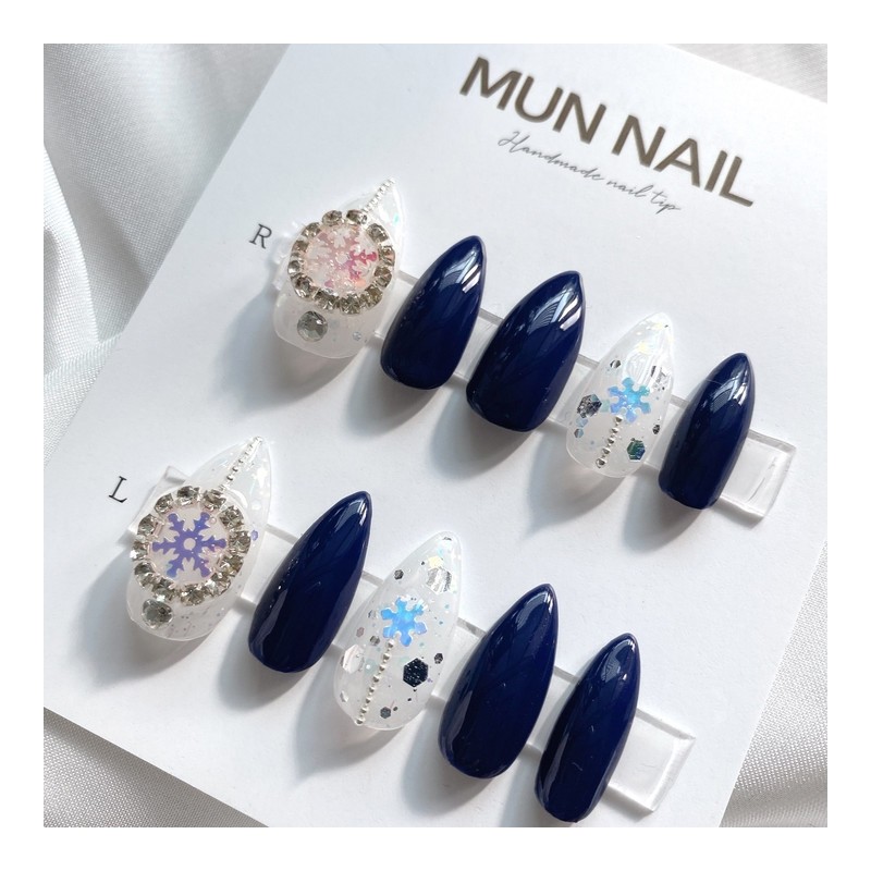 MunNail Sweet Snow Nail Tips - Ballerina / MunNail 스윗스노우