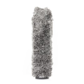 Movo WS-G200 Furry Rigid Windscreen for Microphones 18-23mm in Diameter and up to 8.6" (22cm) Long - Dark Gray