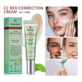 CC Red Correction Cream With Centella - Color Correcting Formula for Blemishes, Red Skin, & Acne Marks - Lightweight, Non-Greasy - Hydration Skin and SPF Protection