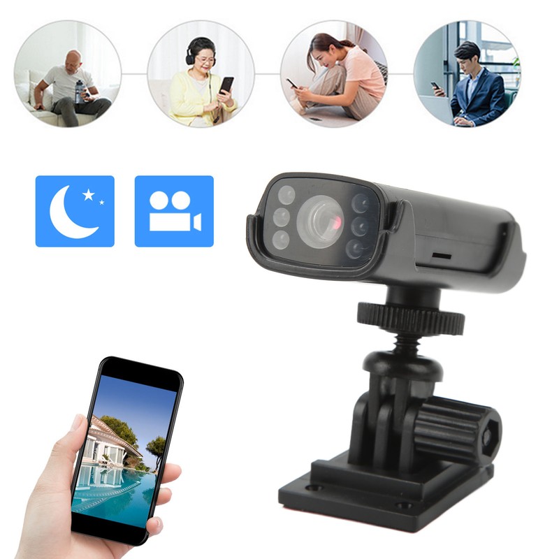 1080P WIFI Security Camera Wireless Infrared Night Vision 500mAh Mini