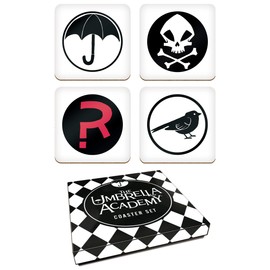 Dark Horse Deluxe The Umbrella Academy Coaster Set, Multicolor