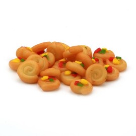 7 x MyTinyWorld Dolls House Miniature Handmade Pastry Swirls
