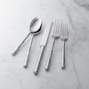 Supreme Housewares 20-Piece Bamboo Shaped Flatware Set, 18/8 Stainless Steel
