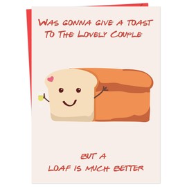 Anniversary Card for Couple - Eco-Friendly Happy Anniversary Card for Husband and Wife - (7.1 x 5.2 inch) Made in UK