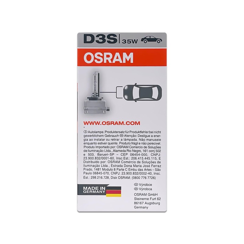 OEM 4300K D3S HID Xenon Headlight replacement bulbs for Osram