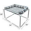 Bedside Cosleeper Pet Dog Bed - Dog Beds with Pillow