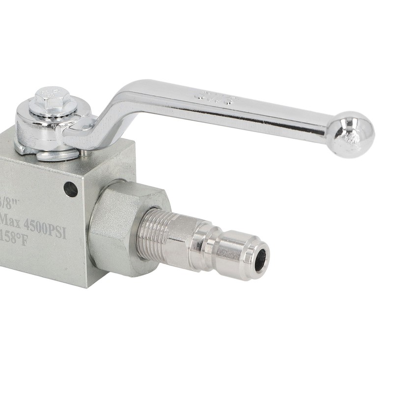 High Pressure Washer Ball Valve Kit 3/8 Male Plug Female