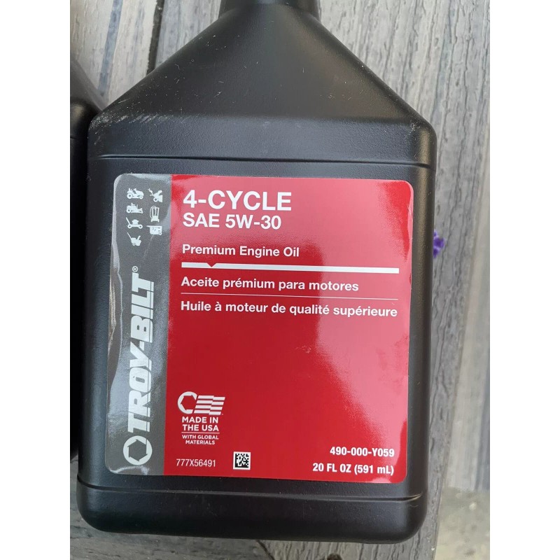 Troybilt 2X 20 Oz. Premium SAE 5W-30 4-Cycle Engine Oil