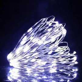 ZPH 4 Pack Fairy Lights Battery Operated, 20 Led 80 INCH Fairy Lamp Strings,Battery Powered Lamp Strings Cold White, Suitable for Wedding Decorations, Parties, Christmas Wreaths, Party Decorations