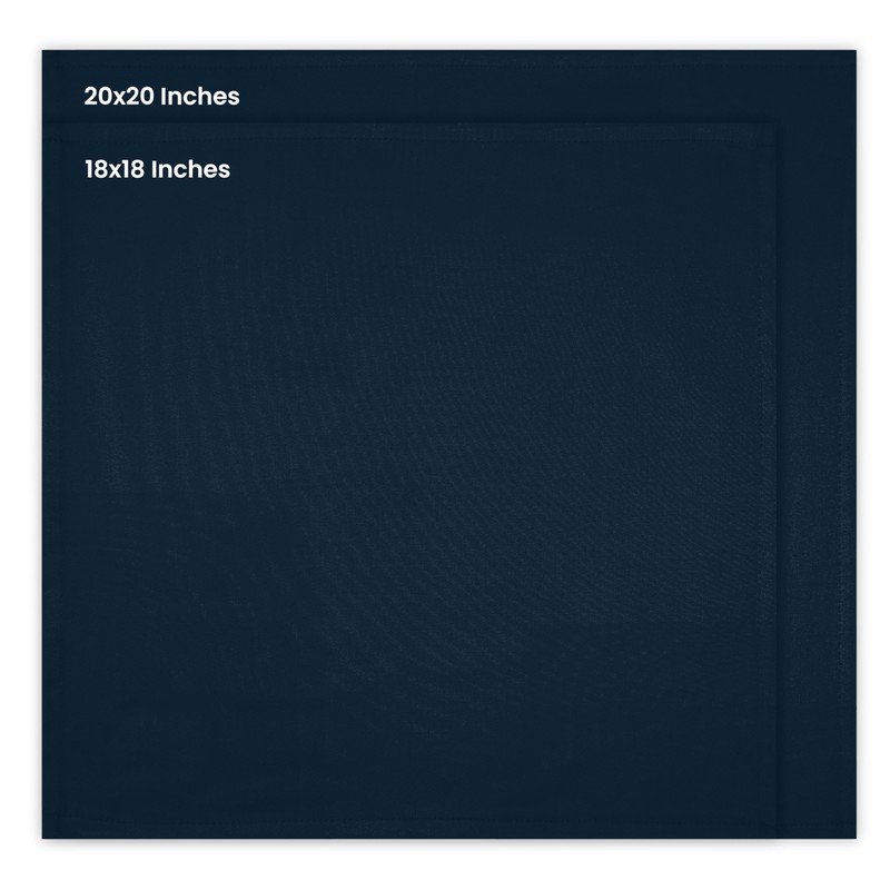 Utopia Kitchen Navy Blue Cloth Napkins [12 Pack, 18x18 Inch]