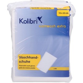 KOLIBRI Comwash Extra Wash Mitt Unfol.16 x 24 cm Pack of 50