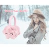 CHENKEE Winter Plush Earmuffs, Pack of 2 Women's Earmuffs, Warm