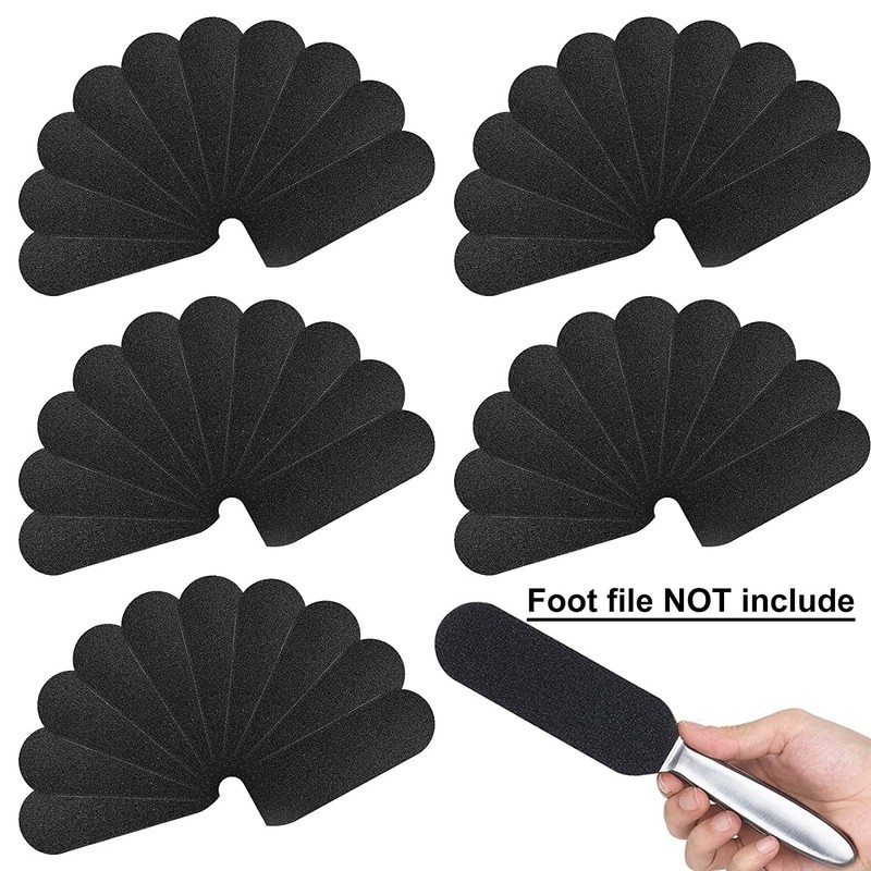 EBANKU 50pcs Foot Files Replacement Pads, Replacement Pads for Pedicure