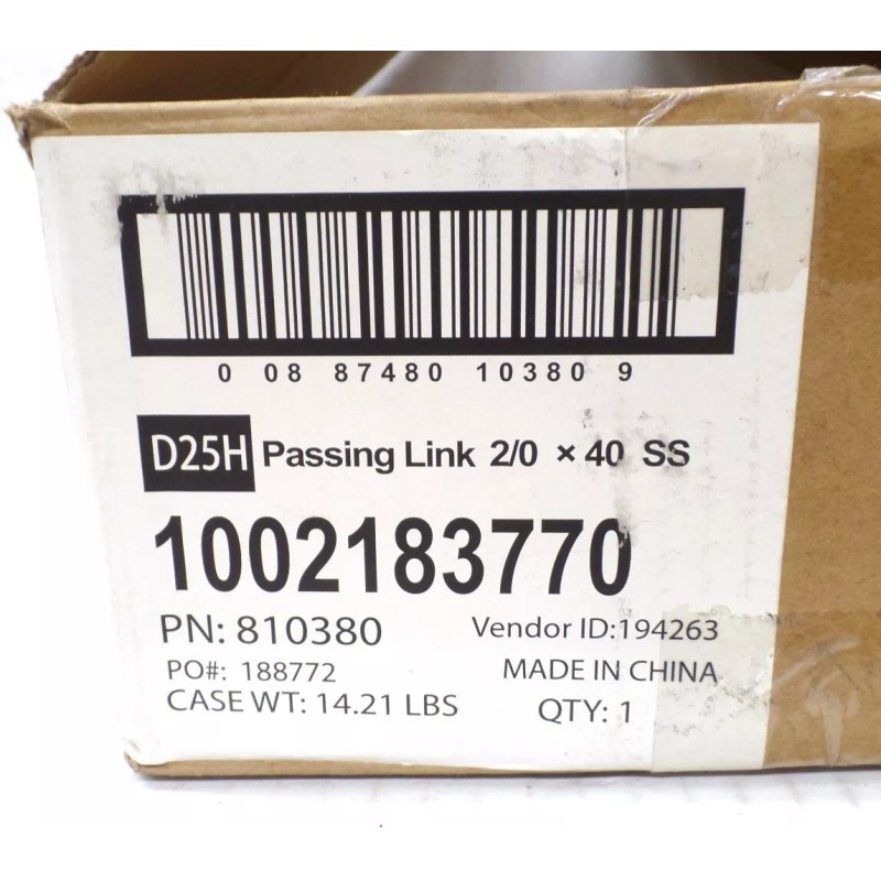 EVERBILT 810380 2/0 X 40' 304 STAINLESS STEEL PASSING LINK