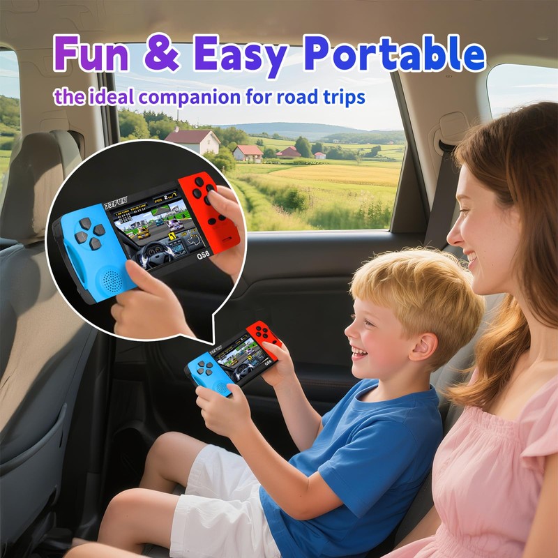 SNONBROS Handheld Game Console for Kids 3.5" IPS Large Screen