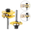 BAIDETS 1/4" Tongue and Groove Router Bits - Set of