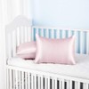 LCBD Silky Satin Toddler Pillowcases Set of 2, Super Soft