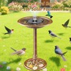 AISITIN 28 Inch Bird Bath with 3.5W Solar Fountain for