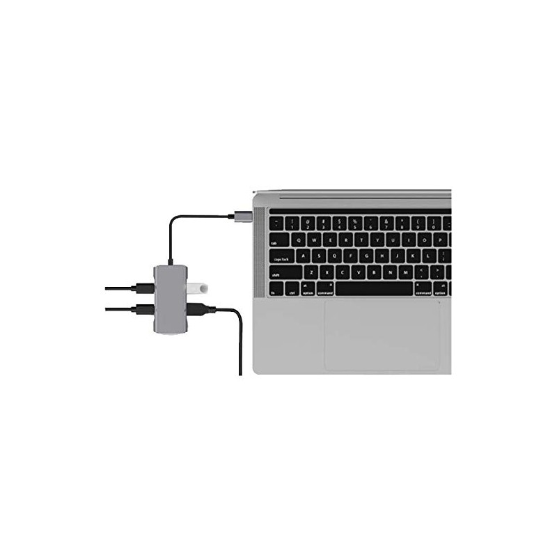 Juiced Systems QuadHUB - USB-C 4 Port Portable USB Hub