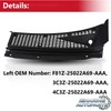 2Pcs Black Windshield Wiper Cowl Panel for 1999-2007 Ford F250