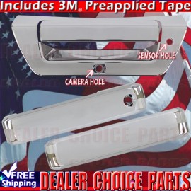 Torox 2015 2016 2017 FORD F150 Chrome Door Handle Covers NoSmartKeyHole