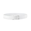 MILORDE White Belt(Brushed Metal - White,M804,105)