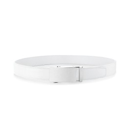 MILORDE White Belt(Brushed Metal - White,M804,105)
