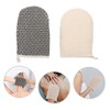 OHPHCALL Bath Spa Gloves Exfoliating Loofah Body Scrubber Sisal Wash