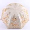 Honeystore Vintage Lace UV Sun Parasol Folding 3D Flower Embroidery