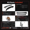 A-Premium Engine Timing Chain Kit W/Tensioner & Guide Compatible with