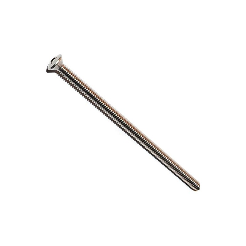 Hard-to-Find Fastener 014973449049 Phillips Oval Machine Screws, 10-24 x 4,