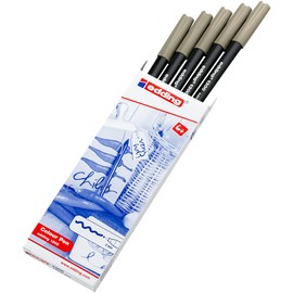 edding 1300 colour pen medium - oyster - 10 pens - round nib 2 mm - felt pen for drawing and writing - felt pen for school, mandalas, bullet journals