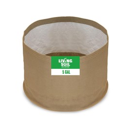5 Gallon Grassroots Living Soil Pot