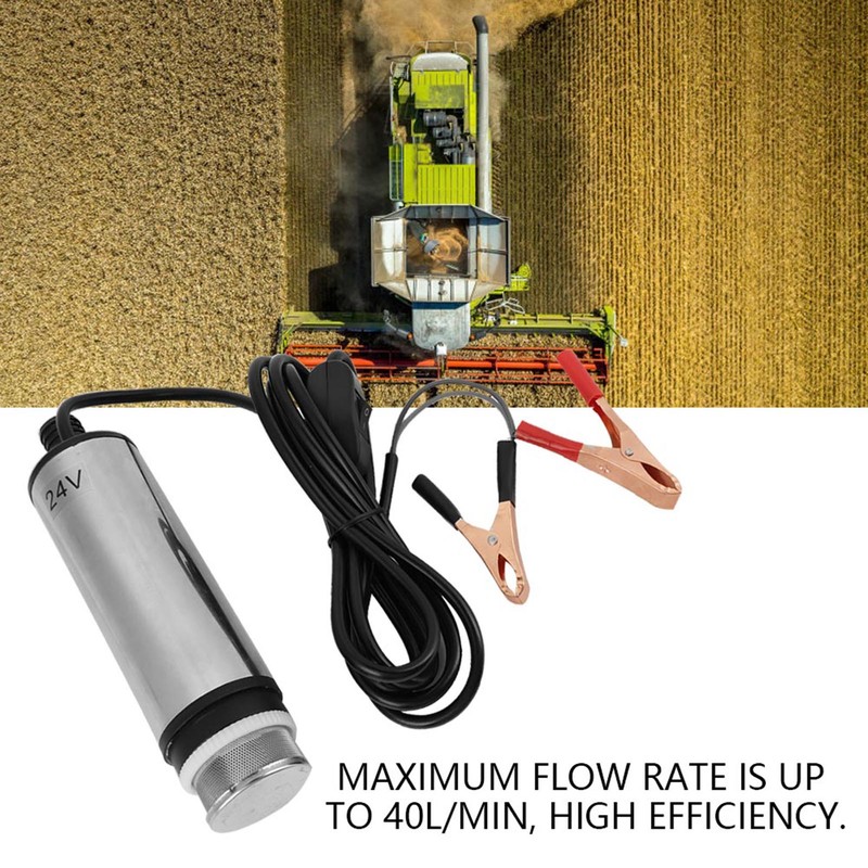 DC 24V Stainless Steel Submersible Pump for Water Diesel Oil