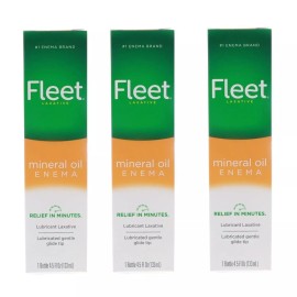 Fleet Mineral Oil Enema 4.5oz (3 Pack)
