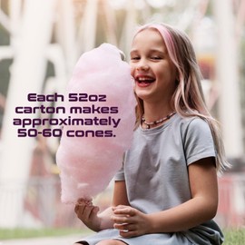 Cotton Candy Sugar Floss-Three Pack-Green Apple