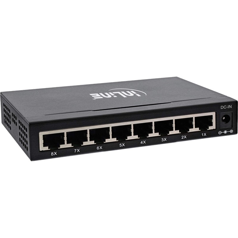 InLine® 32308 M Network Switch 8 Port Gigabit Ethernet 10/100/1000MB/S,