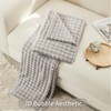 RUIKASI Fleece Throw Blanket for Sofa - Beige Single Fluffy