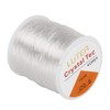 LUTER 328ft 0.8 mm Clear Bead Cord Crystal Elastic Stretchy