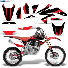 Wholesale Decals MX Dirt Bike Graphics kit Sticker Decal with Rim Trim and Number Plates Compatible with Honda CRF150R 2007-2016 - Bold Race